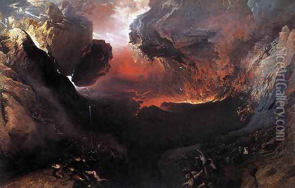 Great Day of His Wrath 1851-53 Oil Painting - John Martin