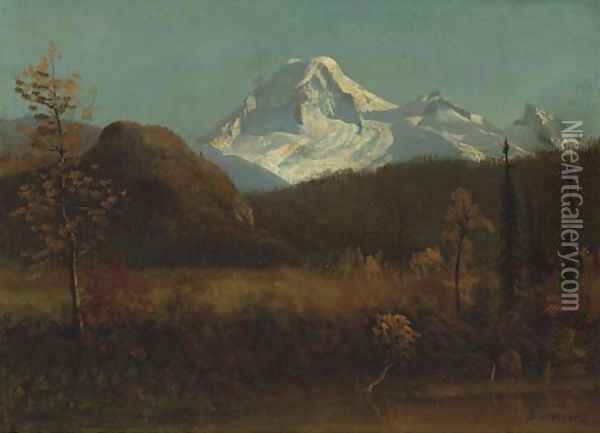 Landscape 3 Oil Painting - Albert Bierstadt