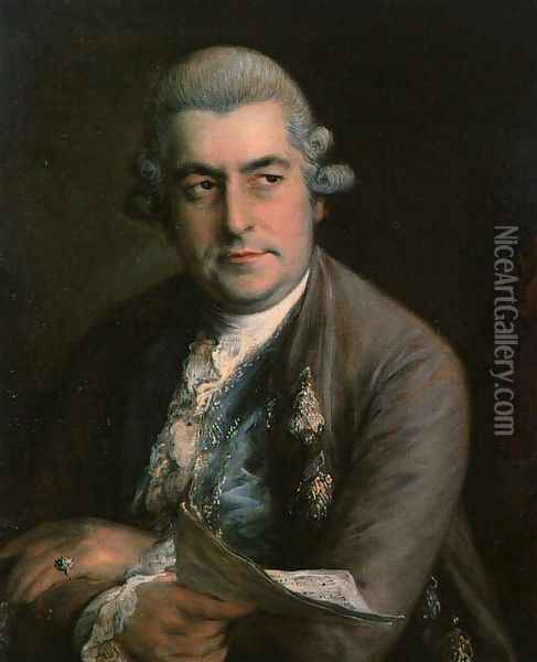 Johann Christian Bach Oil Painting - Thomas Gainsborough