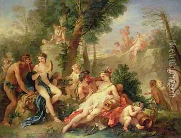 Bacchus and Ariadne 1742-7 Oil Painting - Charles Joseph Natoire