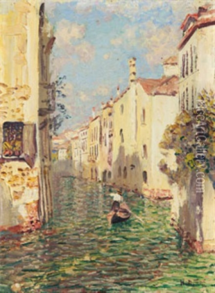 Venice Oil Painting - Nikolai Nikanorovich Dubovskoy