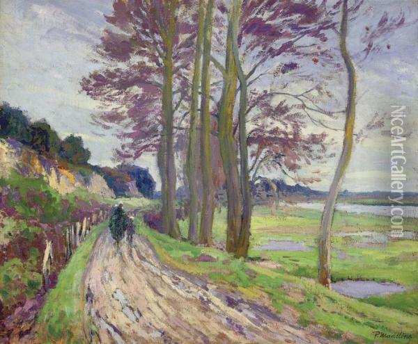 Le Chemin Oil Painting - Paul Madeline