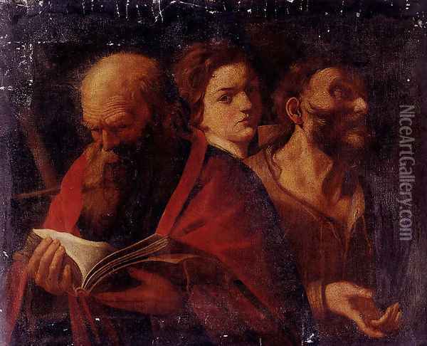 Three Ages Of Man Oil Painting - Andrea Sacchi