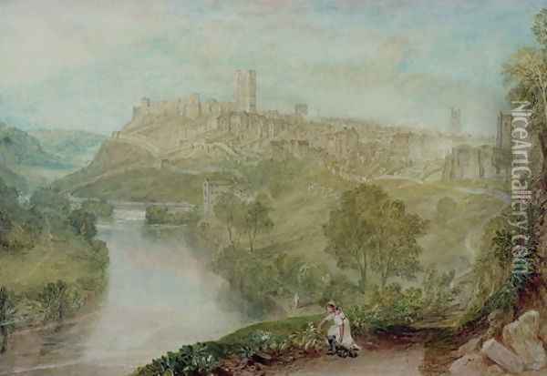 Richmond, Yorkshire 2 Oil Painting - Joseph Mallord William Turner