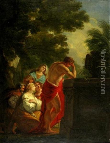 Mythological Scene Oil Painting - Friedrich Heinrich Fuger