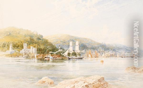 Dartmouth Oil Painting - Henry James Johnstone