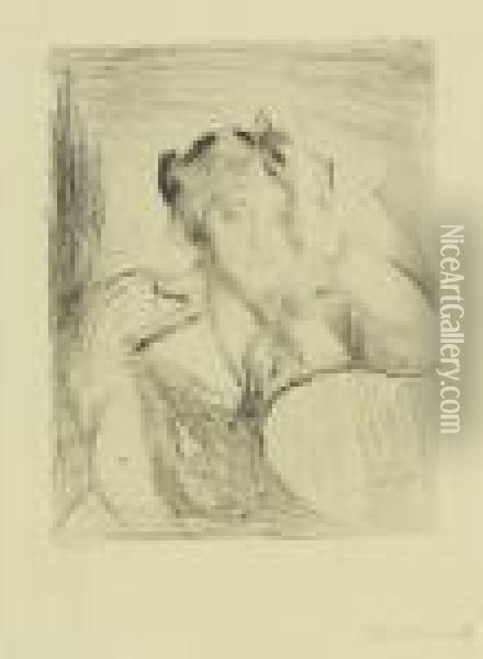 Portrait Eines Jungen Madchens Oil Painting - Edvard Munch