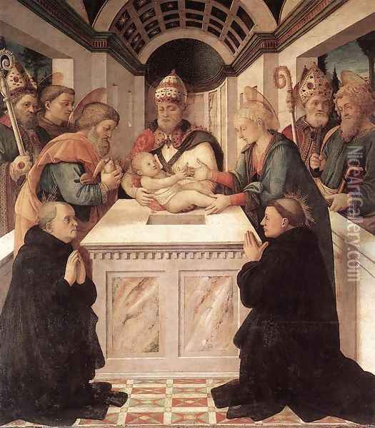 Circumcision 1460-65 Oil Painting - Fra Filippo Lippi