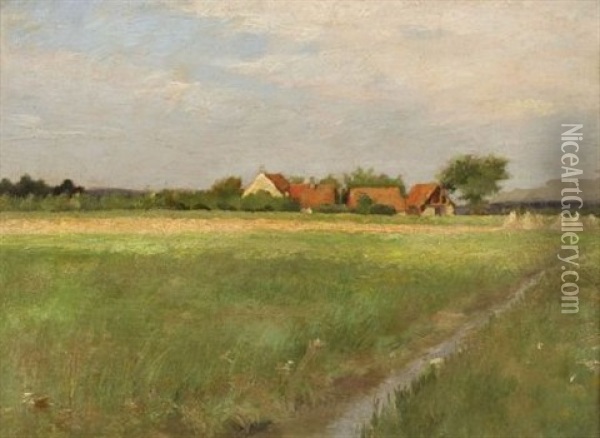 French Landscape Oil Painting - Robert Reid