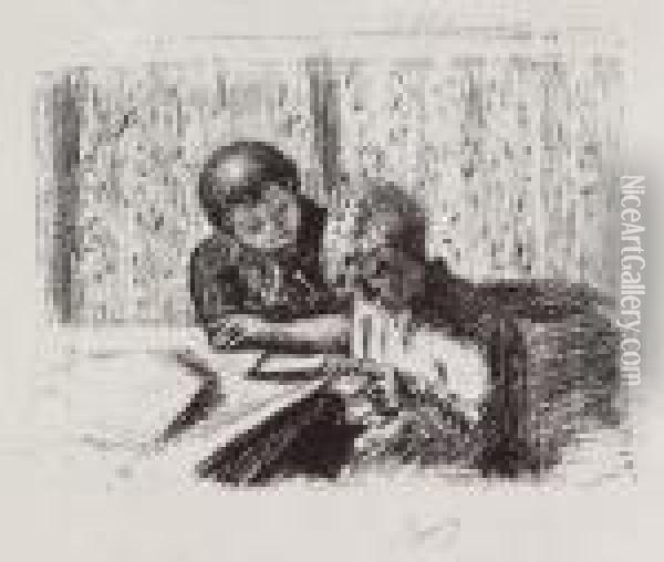 The Letter Oil Painting - Pierre Bonnard