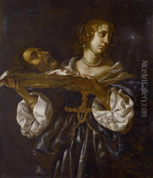 Judith And Holofernes Oil Painting - Carlo Dolci