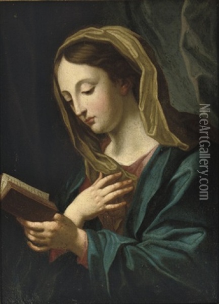 The Madonna At Prayer Oil Painting - Carlo Maratta