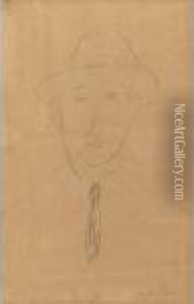 Homme Au Chapeau Oil Painting - Amedeo Modigliani