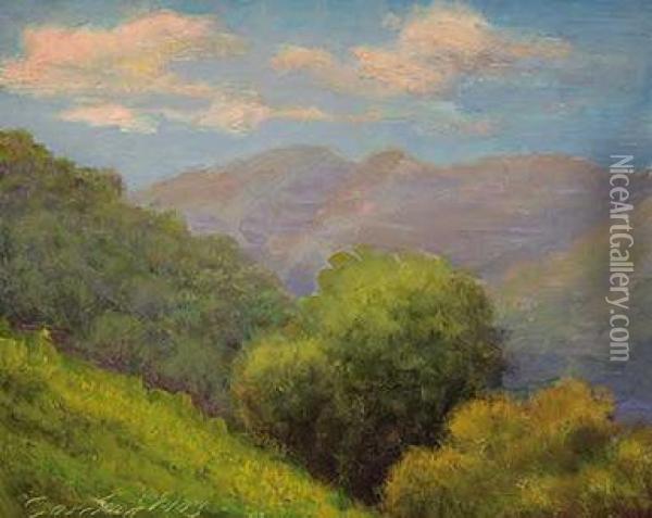 Pendientes Montseny Oil Painting - Elias Garcia