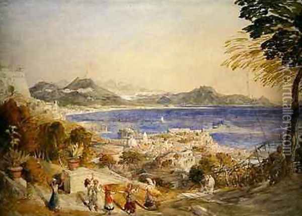 The Bay of Naples 2 Oil Painting - Samuel Palmer