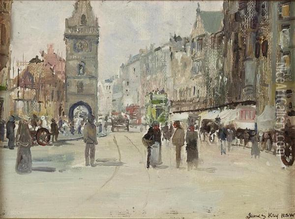 Trongate Oil Painting - James Kay