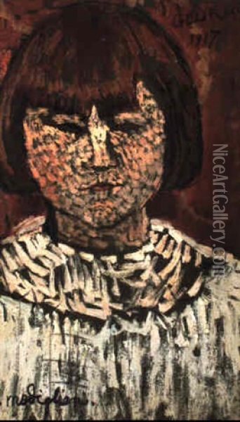 Portrait De Georges Ortiz Oil Painting - Amedeo Modigliani