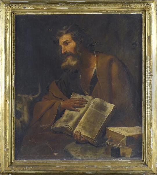 San Matteo Oil Painting - Giovanni Andrea di Ferrari