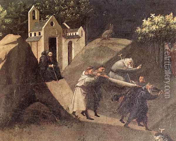 Thebaid (detail) Oil Painting - Gherardo Di Jacopo Starnina