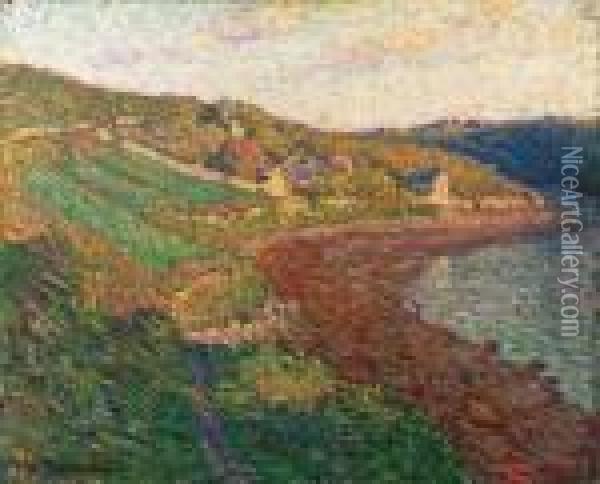 Le Chteau - Paysage En Bretagne Oil Painting - Henri Lebasque