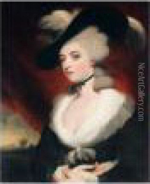 Portrait Of Mrs Robinson Oil Painting - Sir Joshua Reynolds