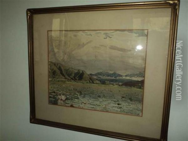 Kashmir Oil Painting - Alfred Priest