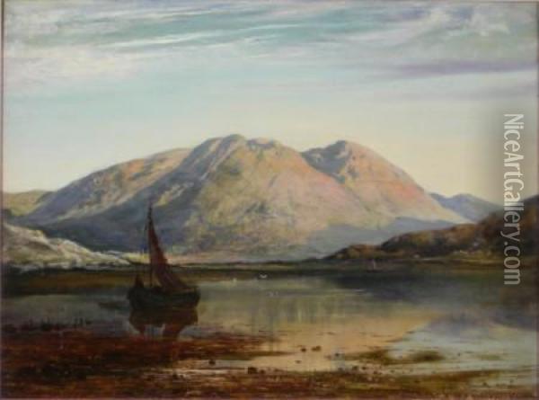 Kyles Of Bute Oil Painting - James Docharty