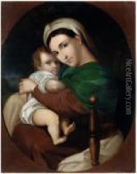 Untitled Oil Painting - Raphael (Raffaello Sanzio of Urbino)