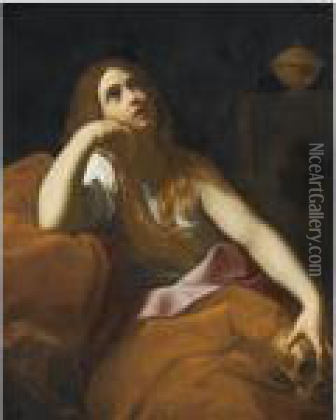 Mary Magdalene Oil Painting - Guido Reni