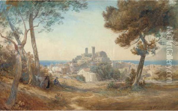 A View Over The Bay Of Naples Oil Painting - William Wood Deane