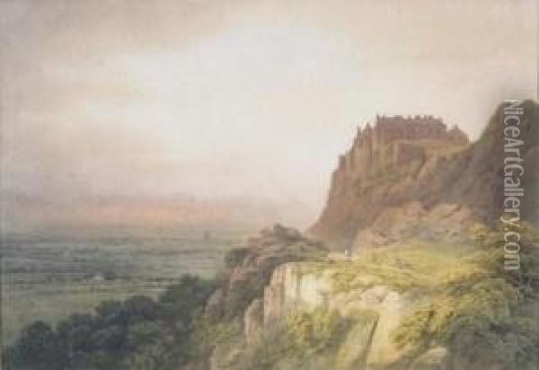 Stirling Castle Oil Painting - Nicholson, F.