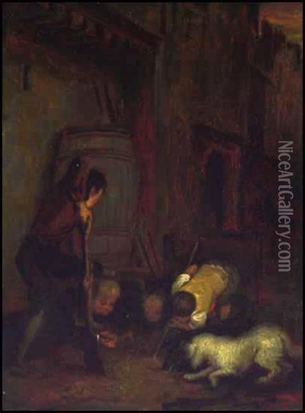 The Rat Catchers Oil Painting - Sir David Wilkie