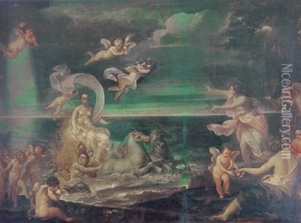Birth Of Venus Oil Painting - Francesco Albani