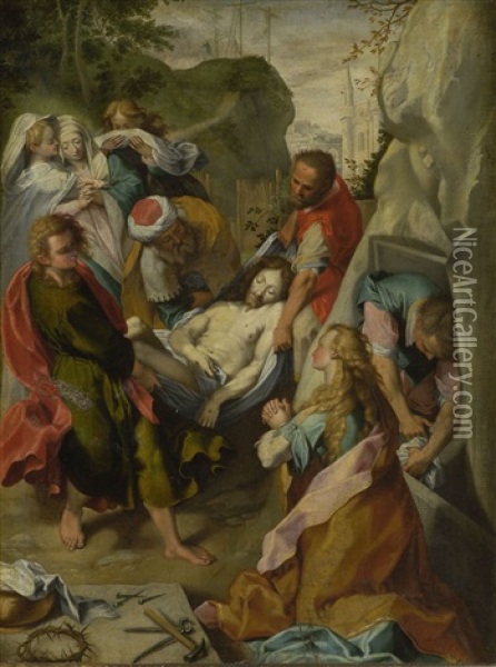 Grablegung Christi Oil Painting - Federico Barocci