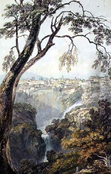 Falls of the Anio Oil Painting - Joseph Mallord William Turner