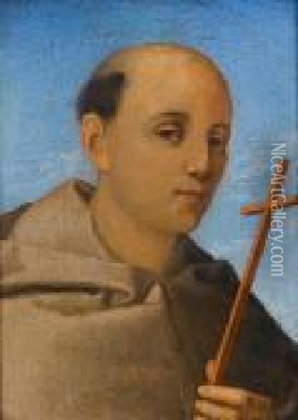 Saint Francis Oil Painting - Francesco Bissolo