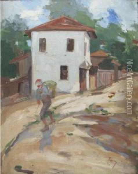 Hamal Turc Oil Painting - Nicolae Tincu