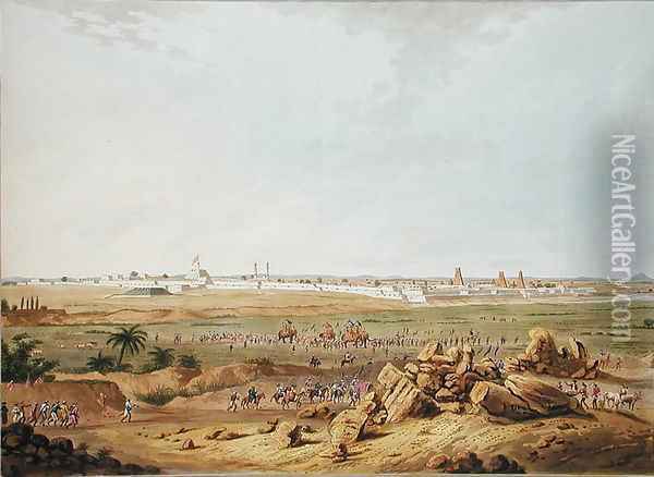 East View of Seringapatam on 15th May 1791, 1804 Oil Painting - Robert H.Colebrooke
