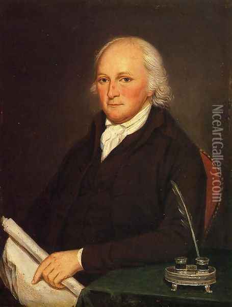 Portrait of Edmund Physick Oil Painting - Charles Willson Peale