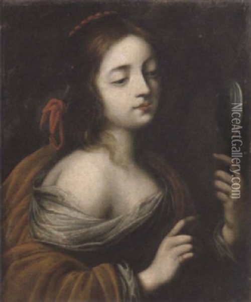 An Allegory Of Vanity Oil Painting - Giovanni Martinelli
