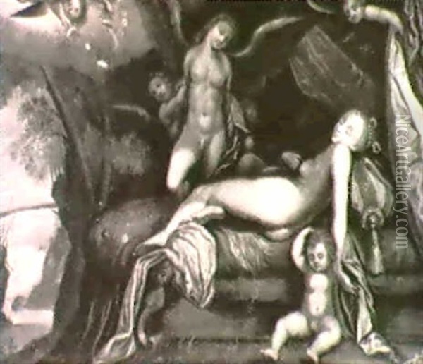Venus Endormi Oil Painting - Hans Von Aachen