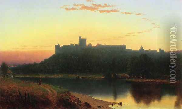 Windsor Castle Oil Painting - Sanford Robinson Gifford