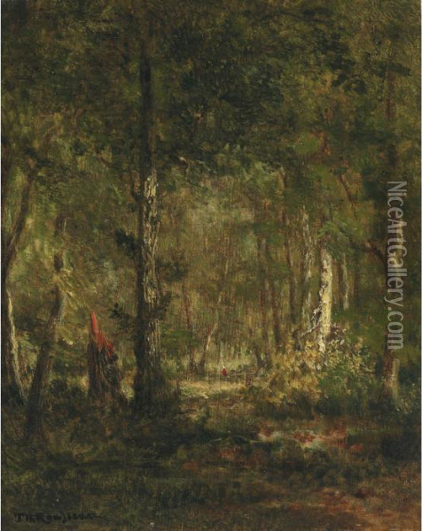 Fontainebleau Oil Painting - Theodore Rousseau