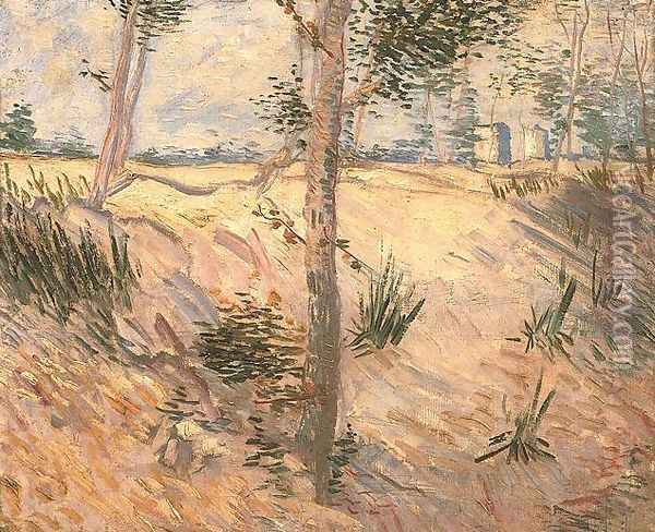 Arbre dans un champ 1887 Oil Painting - Vincent Van Gogh