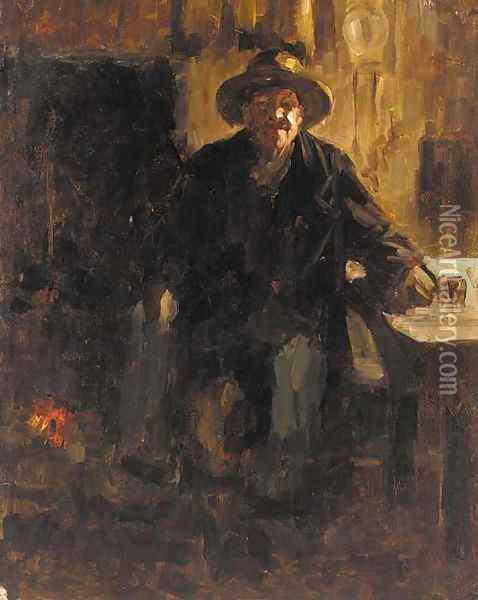 The Innkeeper Oil Painting - Arthur Melville