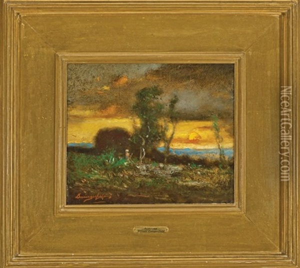 Sunrise Oil Painting - Elliot Daingerfield