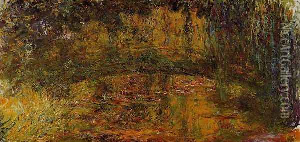 The Japanese Bridge 2 Oil Painting - Claude Oscar Monet