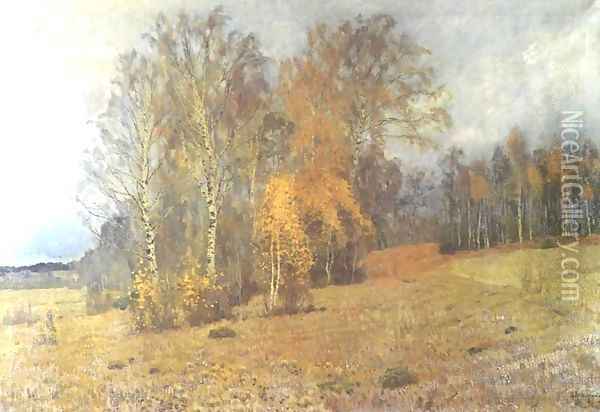 October 1891 Oil Painting - Isaak Ilyich Levitan