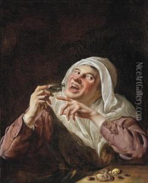 An Allegory Of Taste Oil Painting - Petrus Staverenus