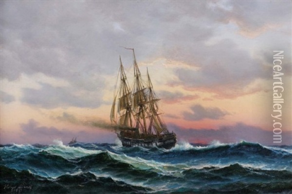 Marine Oil Painting - Holger Luebbers